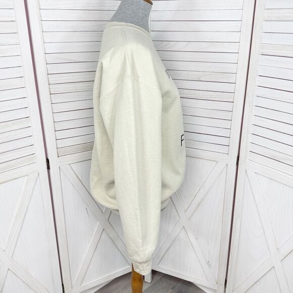 Just A Girl Who Lives Pickle Sweatshirt Tan Medium - Picture 4 of 14